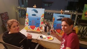 Paint and Sip Social Art Classes 2 for 1 - Surfers Gold Coast